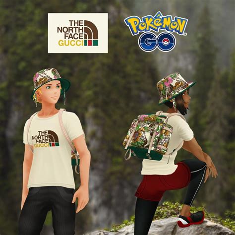 gucci pokemon go north face